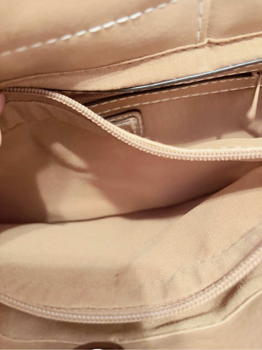 beige woven beach theme shoulder handbag from Rosetti. - Picture 11 of 11